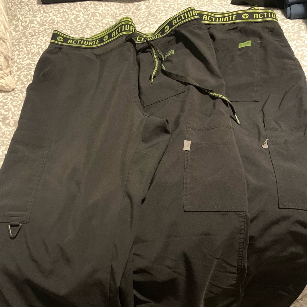 Lot of 3 Activate Women’s Scrub Pants